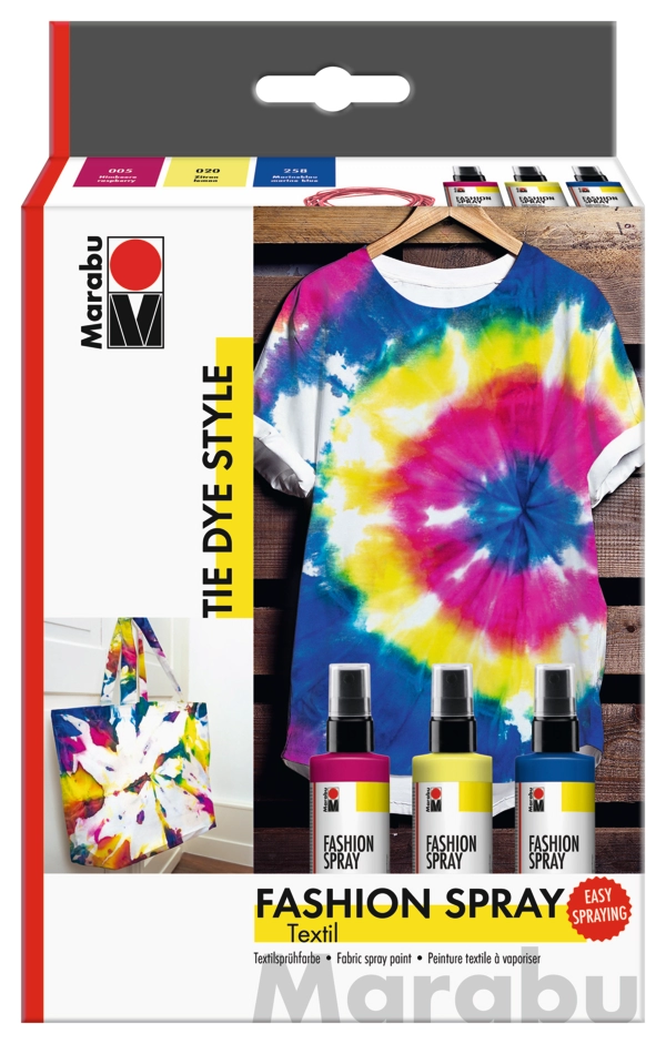 Marabu Fashion Spray set "Tie Dye"