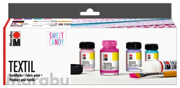 Marabu Textil Trend set "Sweet Candy"