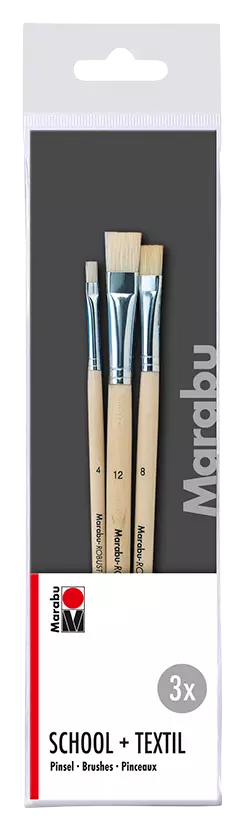 Marabu Brush-Set School &amp; Textil