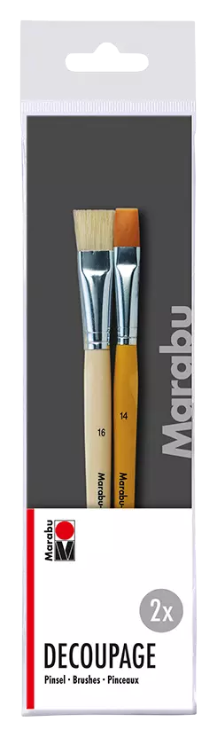 Marabu Brush-Set Decoupage