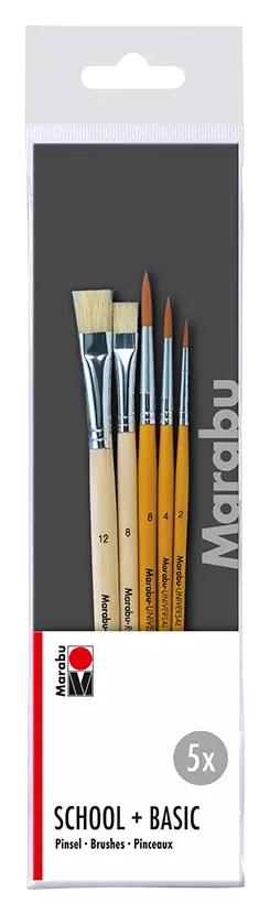 Marabu Brush-Set School &amp; Basic