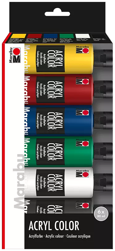 Marabu Acryl Color set 6 x 80 ml