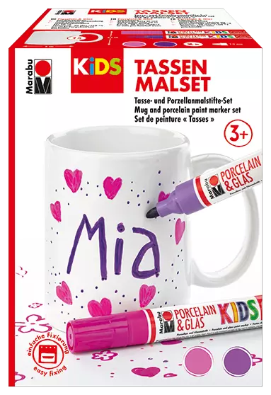 Marabu KiDS Porcelain & Glass Marker mug MIA