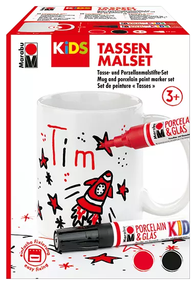 Marabu KiDS Porcelain & Glass Marker mug TIM