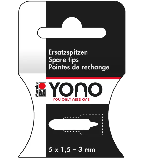 Marabu YONO Marker Spare tips 5 x 1.5-3 mm