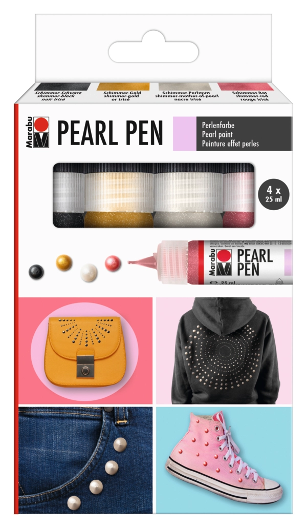 Marabu Pearl Pen 4 colour assortment